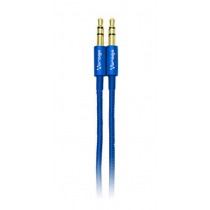 Vorago Cable 3.5mm Macho - 3.5mm Macho, 1 Metro, Azul Metálico - Envío Gratis