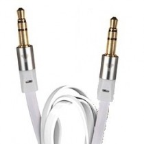 Vorago Cable 3.5mm Macho - 3.5mm Macho, 1.5 Metros, Metálico Blanco - Envío Gratis