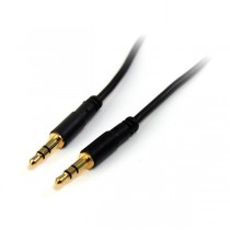 StarTech.com Cable 3,5mm Macho - 3,5mm Macho, 90cm, Negro - Envío Gratis