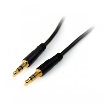 StarTech.com Cable 3,5mm Macho - 3,5mm Macho, 90cm, Negro - Envío Gratis