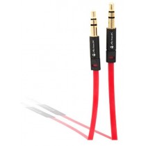 Acteck Cable 3.5mm Macho - 3.5mm Macho, 1.8 Metros, Rojo - Envío Gratis