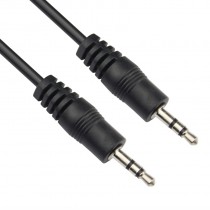 Vcom Cable 3.5mm Macho - 3.5mm Macho, 1.8 Metros, Negro - Envío Gratis