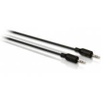 Philips Cable 3.5mm Macho - 3.5mm Macho, 75cm, Negro - Envío Gratis