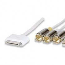 Manhattan Cable iLynk 3 x RCA + USB, 1.5 Metros, Blanco - Envío Gratis