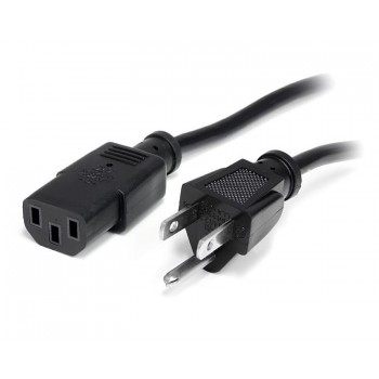 Startech.com Cable de Poder NEMA 5-15P Macho - C13 Hembra, 3 Metros, Negro - Envío Gratis