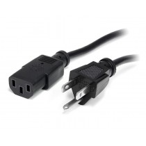 StarTech.com Cable de Poder NEMA 5-15P - C13 Coupler, 90cm, Negro - Envío Gratis