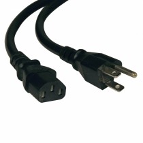 Tripp Lite Cable de Poder NEMA 5-15P Macho - C13 Coupler Hembra, 1.22 Metros, Negro - Envío Gratis