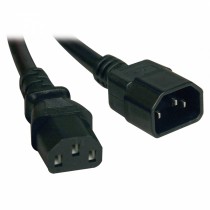 Tripp Lite Cable de Poder para PC C14 Coupler Macho - C13 Hembra Coupler, 30.5cm, Negro - Envío Gratis