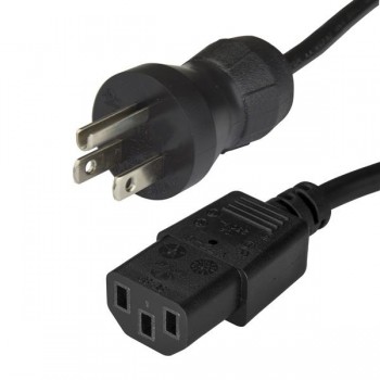 StarTech.com Cable de Poder NEMA 5-15P Macho - C13 Acoplador Hembra, 90cm, Negro - Envío Gratis