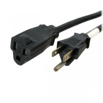 StarTech.com Cable de Poder NEMA 5-15P Macho - NEMA 5-15R Hembra, 1.83 Metros, Negro - Envío Gratis