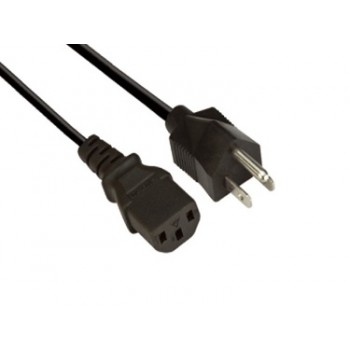 Vcom Cable de Poder 3 Pin, Macho/Hembra, 1.8 Metros, Negro - Envío Gratis