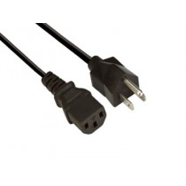 Vcom Cable de Poder CE031-3.0, Macho/Hembra, 3 Metros, Negro - Envío Gratis
