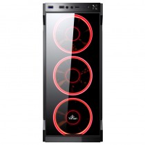 Gabinete Yeyian KALT 1100 con Ventana, Tower, ATX/Micro-ATX, sin Fuente, Negro - Envío Gratis