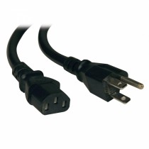 Tripp Lite Cable de Poder NEMA 5-15P Macho - C13 Coupler Hembra, 7.62 Metros, Negro - Envío Gratis