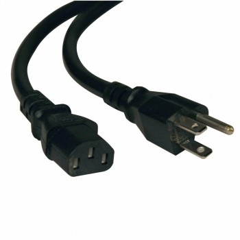 Tripp Lite Cable de Poder NEMA 5-15P Macho - C13 Coupler Hembra, 91cm, Negro - Envío Gratis
