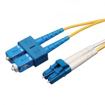 Tripp Lite Cable Fibra Óptica OFNR LC Macho - SC Macho, 2 Metros, Amarillo - Envío Gratis