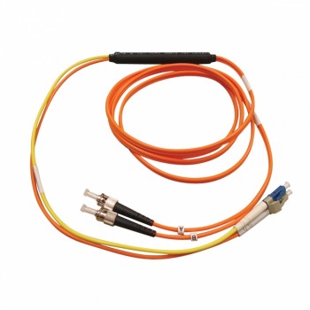 Tripp Lite Cable Fibra Óptica ST Macho - LC Macho, 3 Metros, Naranja/Amarillo - Envío Gratis