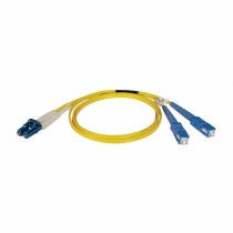 Tripp Lite Cable Fibra Óptica Duplex LC Macho - 2x SC Macho, 1 Metro, Amarillo - Envío Gratis