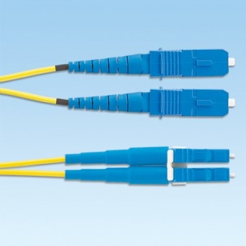 Panduit Cable Fibra Óptica OS2 de 2 Fibras SC Macho - LC Macho, 9/125, 2 Metros, Amarillo - Envío Gratis