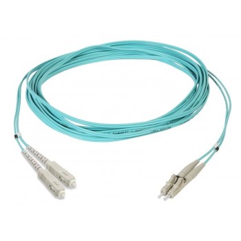 Commscope Cable Fibra Óptica 2x LC Macho - 2x SC Macho, 3 Metros, Aqua - Envío Gratis