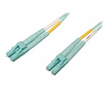 Tripp Lite Cable Fibra Óptica OM4 LSZH LC Macho - LC Macho, 1 Metro, Aqua - Envío Gratis