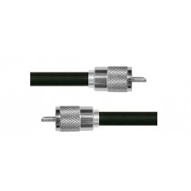 Epcom Cable Coaxial UHF Macho - UHF Macho, 1.8 Metros, Negro/Plata - Envío Gratis