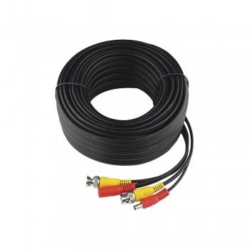 Epcom Cable Coaxial BNC/Power Macho - BNC/Power Macho, 50 Metros, Negro - Envío Gratis