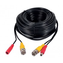 Qian Cable BNC Macho - BNC Hembra, 18 Metros, Negro - Envío Gratis