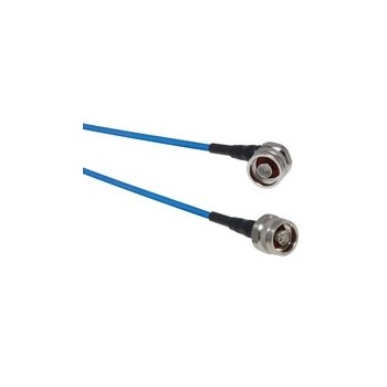 RF Industrues Cable Coaxial Clase N Macho - Clase N Macho en A/R, 1 Metro, Negro/Azul - Envío Gratis