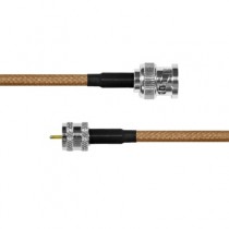 Epcom Cable Coaxial BNC Macho - Mini UHF Macho, 30cm, Negro/Marrón - Envío Gratis