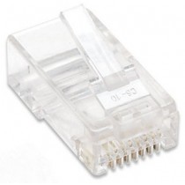 Intellinet Plugs Modulares RJ-45, Cate5e, Bote con 100 Piezas Transparentes - Envío Gratis