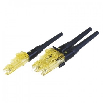 Panduit Conector de Fibra Óptica LC Simplex Multimodo, 50/125 (OM2), Bota Negro - Envío Gratis