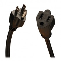 Tripp Lite Cable de Poder NEMA 5-15P - NEMA 5-15R, 4.57 Metros, Negro - Envío Gratis
