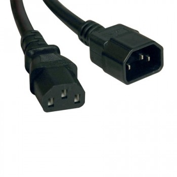 Tripp Lite Cable de Poder C13 coupler Macho - C14 coupler Hembra, 3 Metros, Negro - Envío Gratis