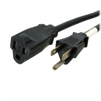 Startech.com Cable de Poder NEMA 5-15R Macho - NEMA 5-15P Hembra, 1.8 Metros - Envío Gratis