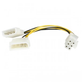 Startech.com Cable de Poder LP4 Molex - PCI Express 6-pin para Tarjeta de Video, 15cm - Envío Gratis