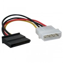 X-Case Cable de Poder IDE Macho - SATA Hembra, 15cm, Multicolor - Envío Gratis