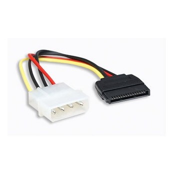 Manhattan Cable 4-pin Molex Macho - 15-pin SATA Macho, 16cm - Envío Gratis