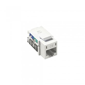 Lutron Jack de Red Cat6, RJ-45, Blanco - Envío Gratis