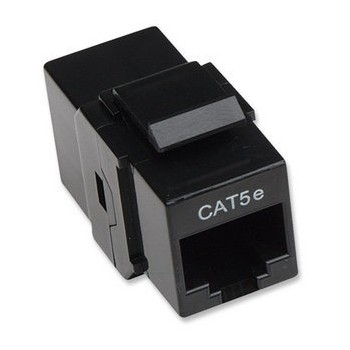 Intellinet Jack de Red Cat5e, RJ-45, Negro - Envío Gratis