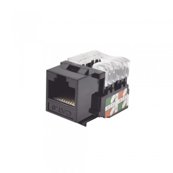 LinkedPRO Conector Jack RJ-45 Cat6e, Negro - Envío Gratis