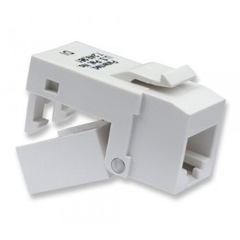 Platinum Tools Jack de Red Cat6, RJ-45, EZ-SnapJack, Blanco - Envío Gratis