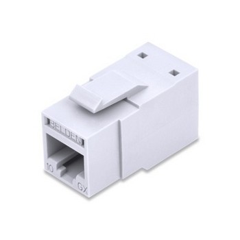 Belden Jack de Red Cat6a, RJ-45, Blanco - Envío Gratis