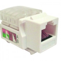 BRobotix Jack de Red, RJ-45, Blanco - Envío Gratis