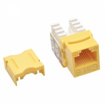 Tripp Lite Jack Cat6 Tipo Keystone Punch Down 110, RJ45, Amarillo - Envío Gratis