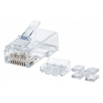 Intellinet Jack Cat6a STP, RJ-45, Transparente, 80 Piezas - Envío Gratis