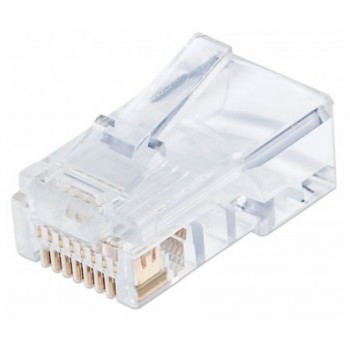 Intellinet Jack Cat5e UTP, RJ-45, Transparente, 100 Piezas - Envío Gratis