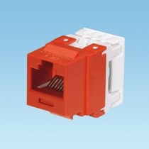 Panduit Jack de Red Cat6e, RJ-45, Rojo - Envío Gratis