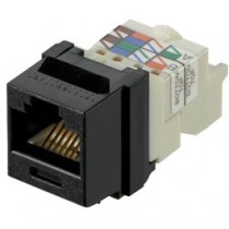 Panduit Jack de Red Cat6, RJ-45, Negro - Envío Gratis