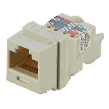 Panduit Jack Cat6e, RJ-45, Blanco - Envío Gratis